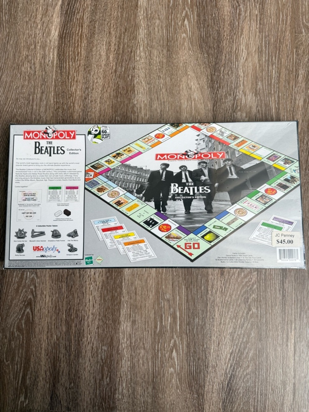 The Beatles Monopoly Board Game - Black & White Cover - Picture 2 of 3